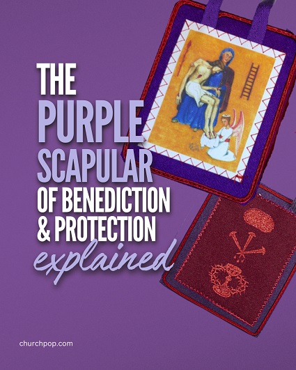 Instructions for the design of the Purple Scapular were given to mystic Marie-Julie Jahenny by Our Lady, which God intended for our tumultuous and unprecedented times.